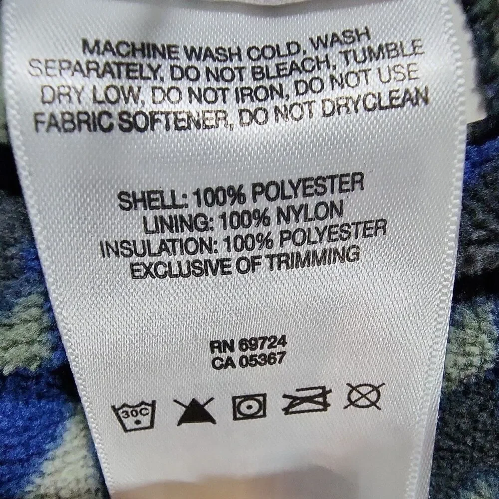Columbia Unisex Kids L Reversible Puffer Vest Full Zip Pockets